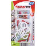 ZIDNI VLOŽEK Z VIJAKOM FISCHER DUOPOWER 6X30 RH N K NV VL. Z OKROGLIM KAVLJEM