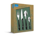 SET JEDILNEGA PRIBORA AMEFA 16 DELNI ECLAT BLACK