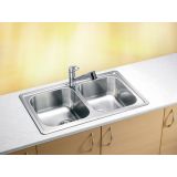 NERJAVNO POMIVALNO KORITO ALVEUS ELEGANT 40, LEINEN 810X510 MM