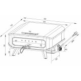 ELEKTRIČNA PEČ ZA PICO COZZE 2,2 KW 43 CM 17" (90356)