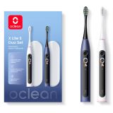 ELEKTRIČNA ZOBNA ŠČETKA OCLEAN X LITE SET DUO TEMNO MODRA+SIVA, SONIČNI MOTOR