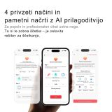 ELEKTRIČNA ZOBNA ŠČETKA OCLEAN X PRO 20 SET ČRNA, SONIČNI MOTOR