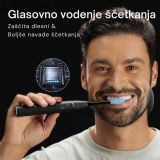 ELEKTRIČNA ZOBNA ŠČETKA OCLEAN X ULTRA 20 SET ČRNA, SONIČNI MOTOR