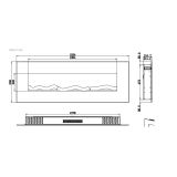 ELEKTRIČNI KAMIN AFLAMO ALBION 60