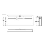 ELEKTRIČNI KAMIN AFLAMO MAJESTIC 65