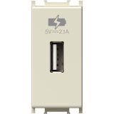 ELEMENT ELEKTRONIKE MODUL POLNILNIK USB 5V 2.1A 1M BEŽ