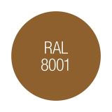 POKRIV.PREM.ZA KOV.,LES HELIOS TESSAROL EMAJL RAL 8001 OKER 2.5 L