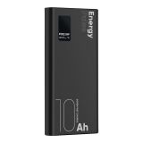 ENERGY PULSE ZUNANJA BATERIJA POWERBANK 10000 MAH 22,5W - ČRNA