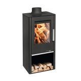 KAMINSKA PEČ HAAS+SOHN ENGADIN ECOAPP 283.15 BISERNO ČRNA