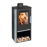 KAMINSKA PEČ HAAS+SOHN ENGADIN ECOAPP 283.15-ST BISERNO ČRNA/MILNICA