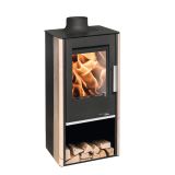 KAMINSKA PEČ HAAS+SOHN ENGADIN ECOAPP 283.15-ST BISERNO ČRNA/WOODSTONE