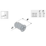 EURO VIJAK HETTICH DIY 6,3X10,5 MM, V ZAVOJU JE 20 KOS