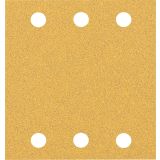 EXPERT C470 BRUSNI PAPIR S 6 LUKNJAMI ZA EKSCENTRIČNE BRUSILNIKE, 115 X 107 MM, G 60, 10 KOSOV