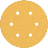 EXPERT C470 BRUSNI PAPIR S 6 LUKNJAMI ZA EKSCENTRIČNE BRUSILNIKE, 150 MM, G 100, 50 KOSOV