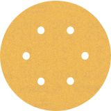 EXPERT C470 BRUSNI PAPIR S 6 LUKNJAMI ZA EKSCENTRIČNE BRUSILNIKE, 150 MM, G 150, 50 KOSOV