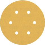 EXPERT C470 BRUSNI PAPIR S 6 LUKNJAMI ZA EKSCENTRIČNE BRUSILNIKE, 150 MM, G 180, 50 KOSOV