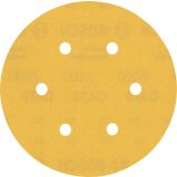 EXPERT C470 BRUSNI PAPIR S 6 LUKNJAMI ZA EKSCENTRIČNE BRUSILNIKE, 150 MM, G 400, 50 KOSOV