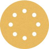 EXPERT C470 BRUSNI PAPIR Z 8 LUKNJAMI ZA EKSCENTRIČNE BRUSILNIKE, 115 MM, G 80, 5 KOSOV