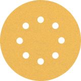 EXPERT C470 BRUSNI PAPIR Z 8 LUKNJAMI ZA EKSCENTRIČNE BRUSILNIKE, 125 MM, G 100, 50 KOSOV