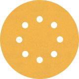 EXPERT C470 BRUSNI PAPIR Z 8 LUKNJAMI ZA EKSCENTRIČNE BRUSILNIKE, 125 MM, G 220, 50 KOSOV