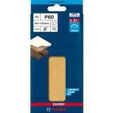 EXPERT C470 BRUSNI PAPIR Z 8 LUKNJAMI ZA EKSCENTRIČNE BRUSILNIKE, 80 X 133 MM, G 60, 10 KOSOV