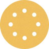 EXPERT C470 KOMPLET BRUSNIH PAPIRJEV ZA EKSCENTRIČNE BRUSILNIKE, 125 MM, 8 LUKENJ, G 60/120/240, 6 KOSOV