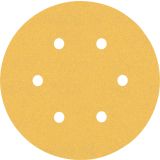 EXPERT C470 KOMPLET BRUSNIH PAPIRJEV ZA EKSCENTRIČNE BRUSILNIKE, 150 MM, 6 LUKENJ, G 60/120/240, 6 KOSOV