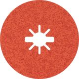 EXPERT R782 PRISMA CERAMIC X-LOCK VLAKNENA KERAMIČNA PLOŠČA, 125 MM, 22,23 MM, G 36, 5 KOSOV