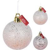 BUNKA IZ UMETNE MASE KOOPMAN FI 13 CM ROZA Z BLEŠČICAM