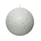 BUNKA ZA NOVOLETNO JELKO SNEŽNO BELE BARVE, FI 140 MM