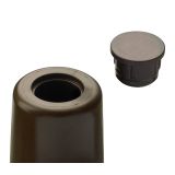 BLAŽILEC ZA VRATA HETTICH DIY, FI 26,5X29, RJAV, V ZAVOJU STA 2 KOSA