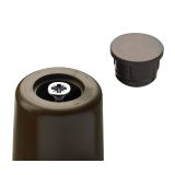 BLAŽILEC ZA VRATA HETTICH DIY, FI 26,5X29, RJAV, V ZAVOJU STA 2 KOSA