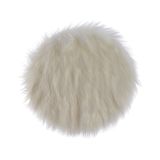 DEKORATIVNA PREPROGA FI 30 CM, UMETNO KRZNO, BEL