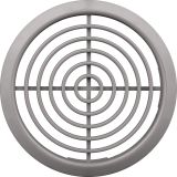 ZRAČNIK BREZ REGULACIJE AIRROXY FI 70 SIV POHIŠTVENI