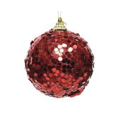 RDEČA BLEŠČEČA BUNKICA 8 CM