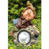 FIGURA, OKRASNA PALČEK NA LUČKI - ZIDAR VIŠ 17 CM