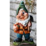 FIGURA, OKRASNA PALČEK Z MOTIKO VIŠ.25 CM