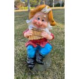 FIGURA, OKRASNA PALČEK Z ORGLICAMI VIŠ.30 CM