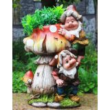 FIGURA, OKRASNA PALČKI NA GOBI VIŠ.32 CM