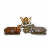FIGURA ZA JASLICE EUROMARCHI FIGURE ANGEL, KRAVA, OSEL 20 CM