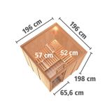 FINSKA SAVNA RODIN 3+9KW GRELEC ZR PREDNJI VHOD