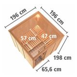 FINSKA SAVNA RODIN 5+9KW GRELEC BIO PREDNJI VHOD