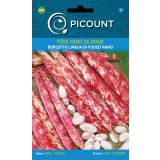 STROČNICA PICOUNT FIŽOL NIZEK ZA ZRNJE BORLOTTO LINGUA DI FUOCO