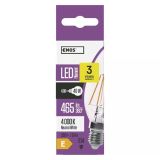 LED ŽARNICA E14 EMOS FLM SVEČKA 4W NW FILAMENT