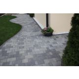 BETONSKI TLAKOVEC ZOBEC FORMA MIX SIVO - ČRNA