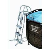 BAZEN S KOVINSKO KONSTRU. BEST WAY FRAME POOL POWER STEEL RATAN DELUXE SET 366X100