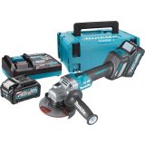 AKUMULATORSKI SET MAKITA GA023GM201 + TW005GZ 2X 40V 4AH; KOVČEK