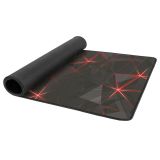 GAMING PODLOGA ZA MIŠKO GENESIS CARBON 500 MAXI FLASH, ČRNO-RDEČA