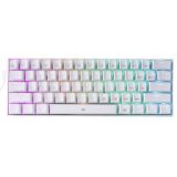 GAMING TIPKOVNICA REDRAGON DRAGONBORN K630 RGB BELA, RDEČA STIKALA