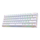 GAMING TIPKOVNICA REDRAGON DRAGONBORN K630 RGB BELA, RDEČA STIKALA